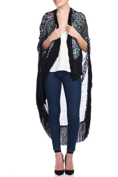 ATHENA PROCOPIOU Fringe Shawl - Image 5
