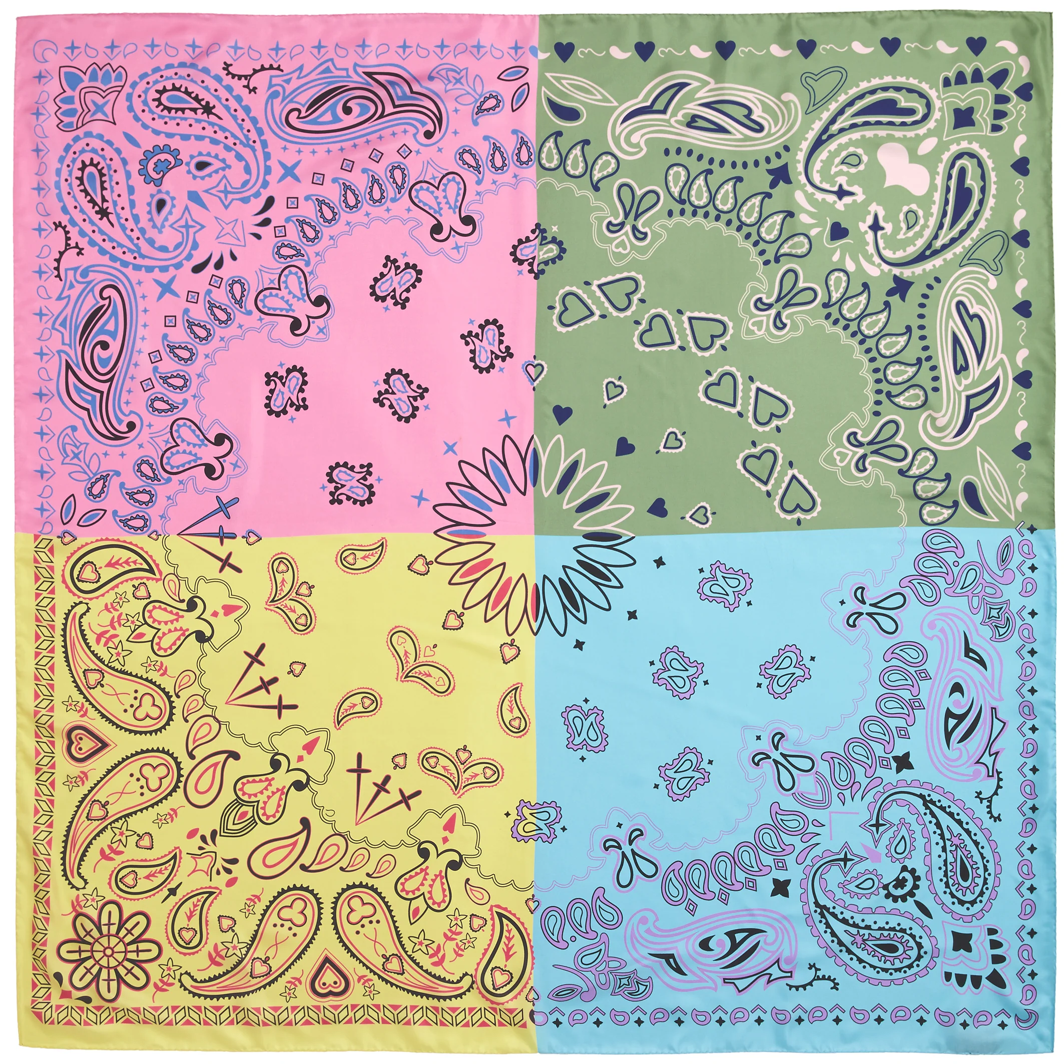 JANE CARR Bandanas Square Scarf - Image 4