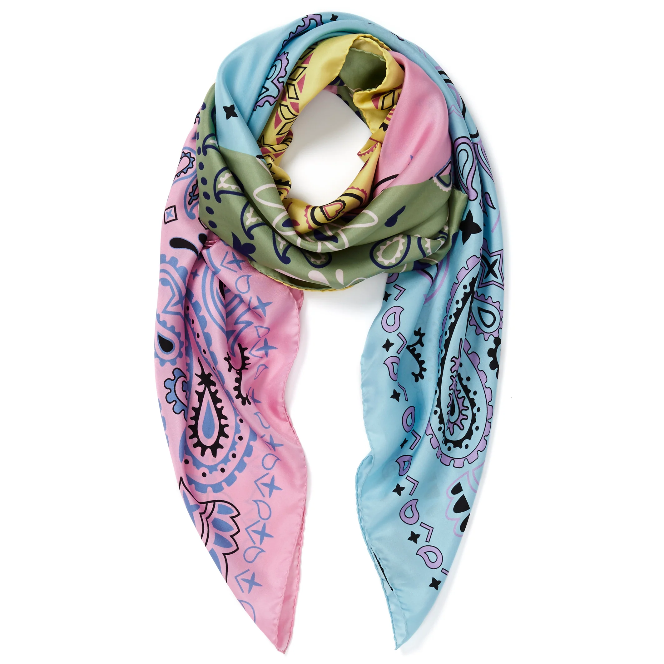 JANE CARR Bandanas Square Scarf - Image 6