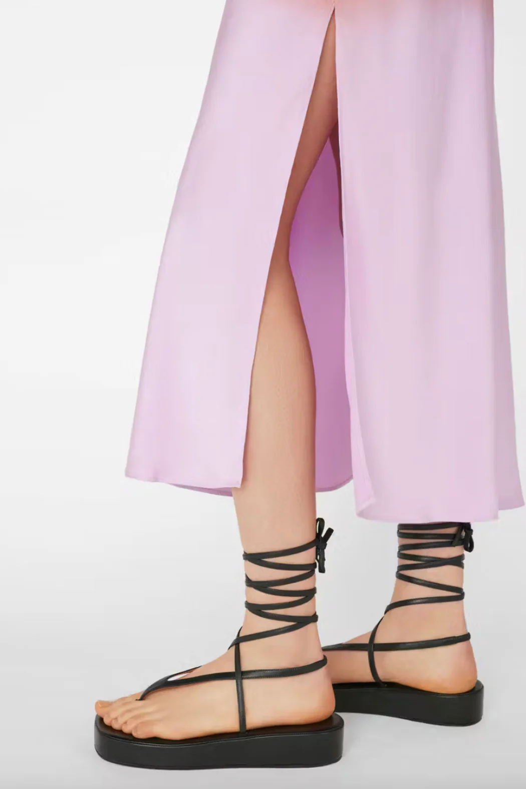 Frame - Bias Dip Dye Midi Dress - Image 4