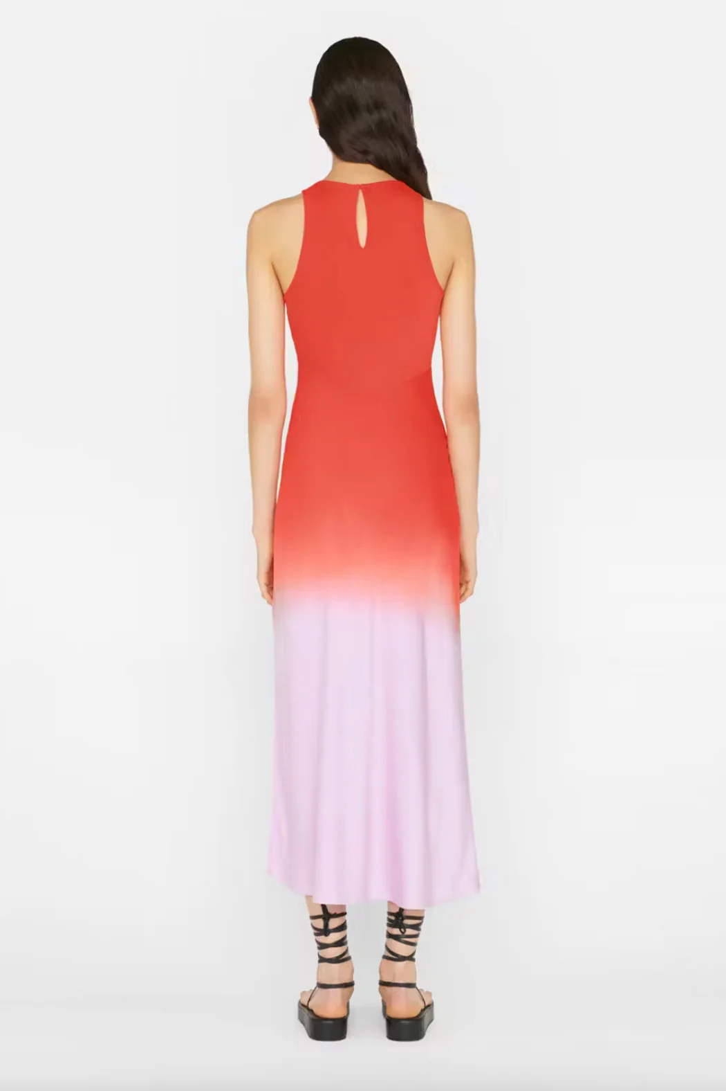Frame - Bias Dip Dye Midi Dress - Image 6