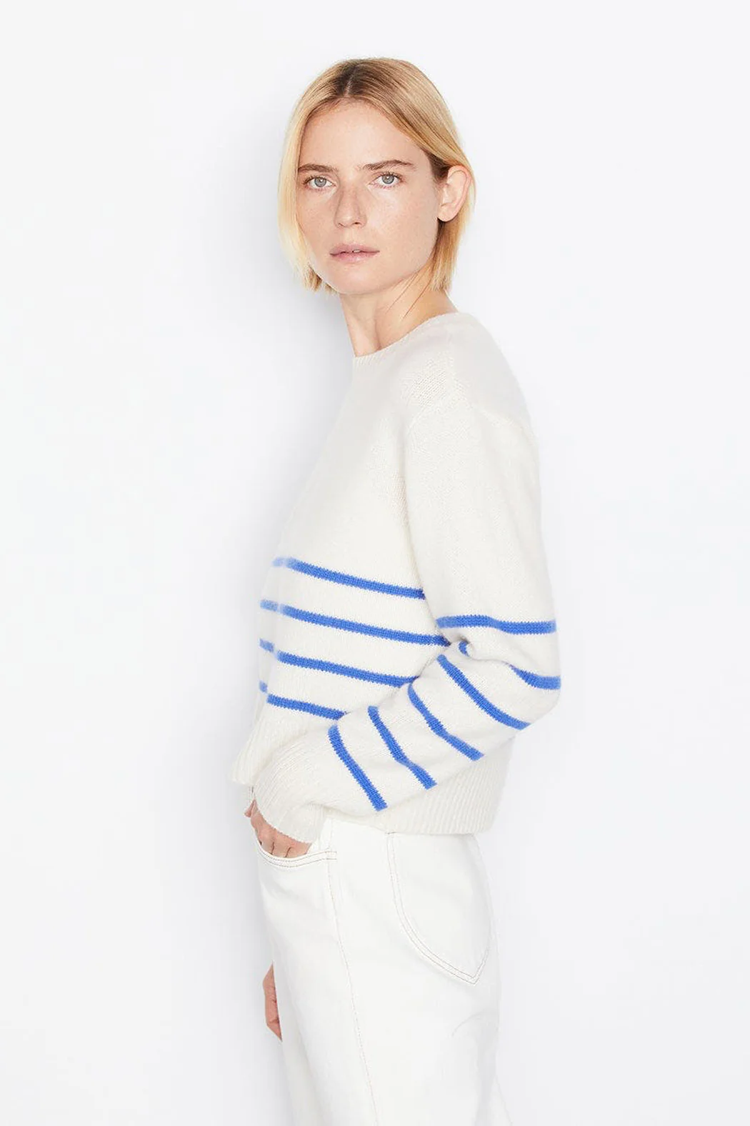 Frame - Clean Crewneck Sweater - Image 4