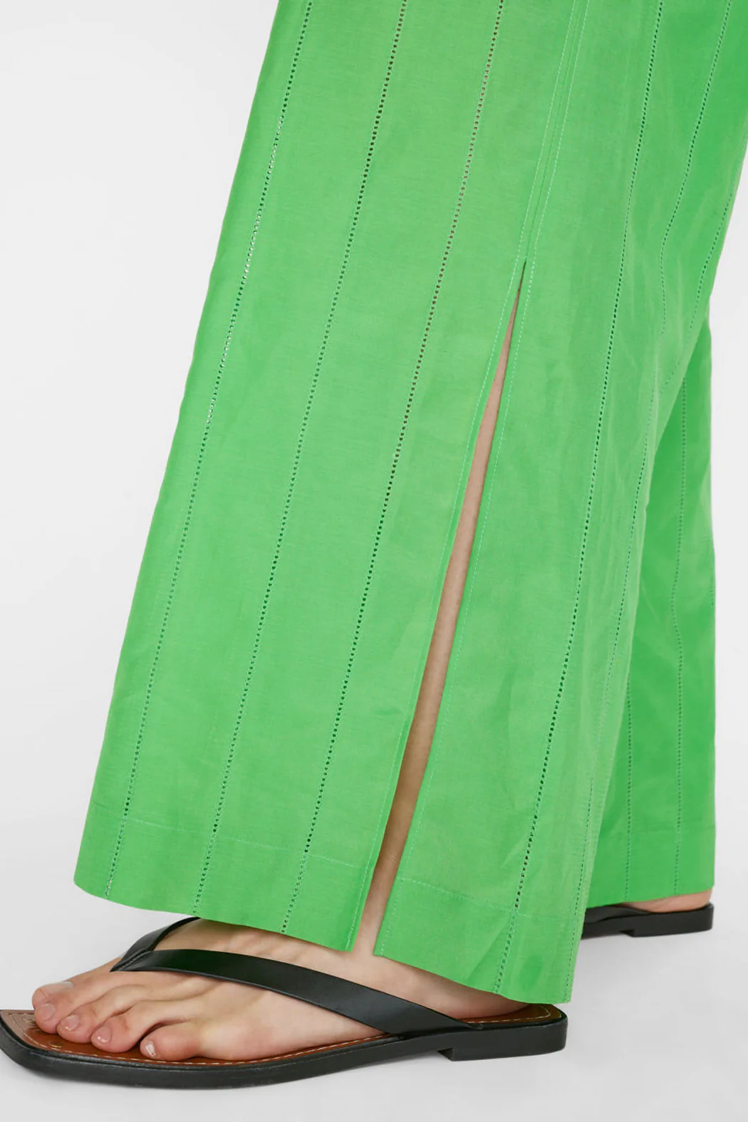 Frame - Drawstring Lounge Pant in Bright Peridot - Image 6