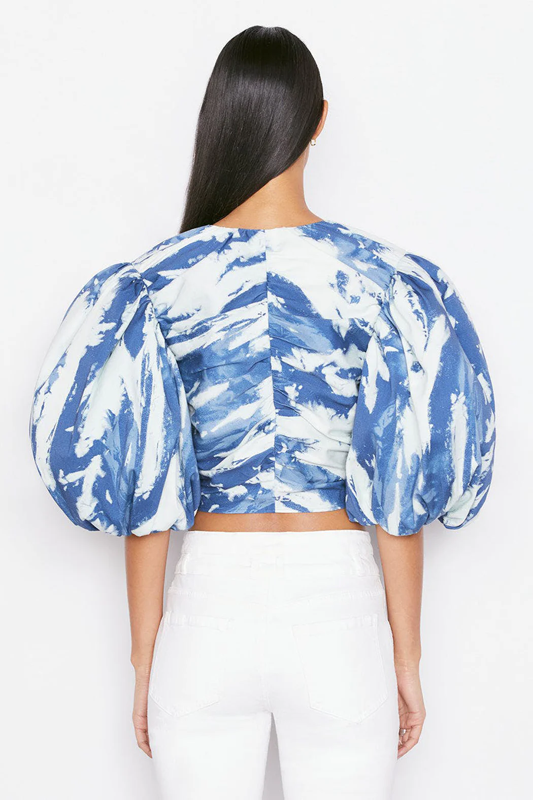 Frame - Gathered Puff Sleeve Multi - Image 4