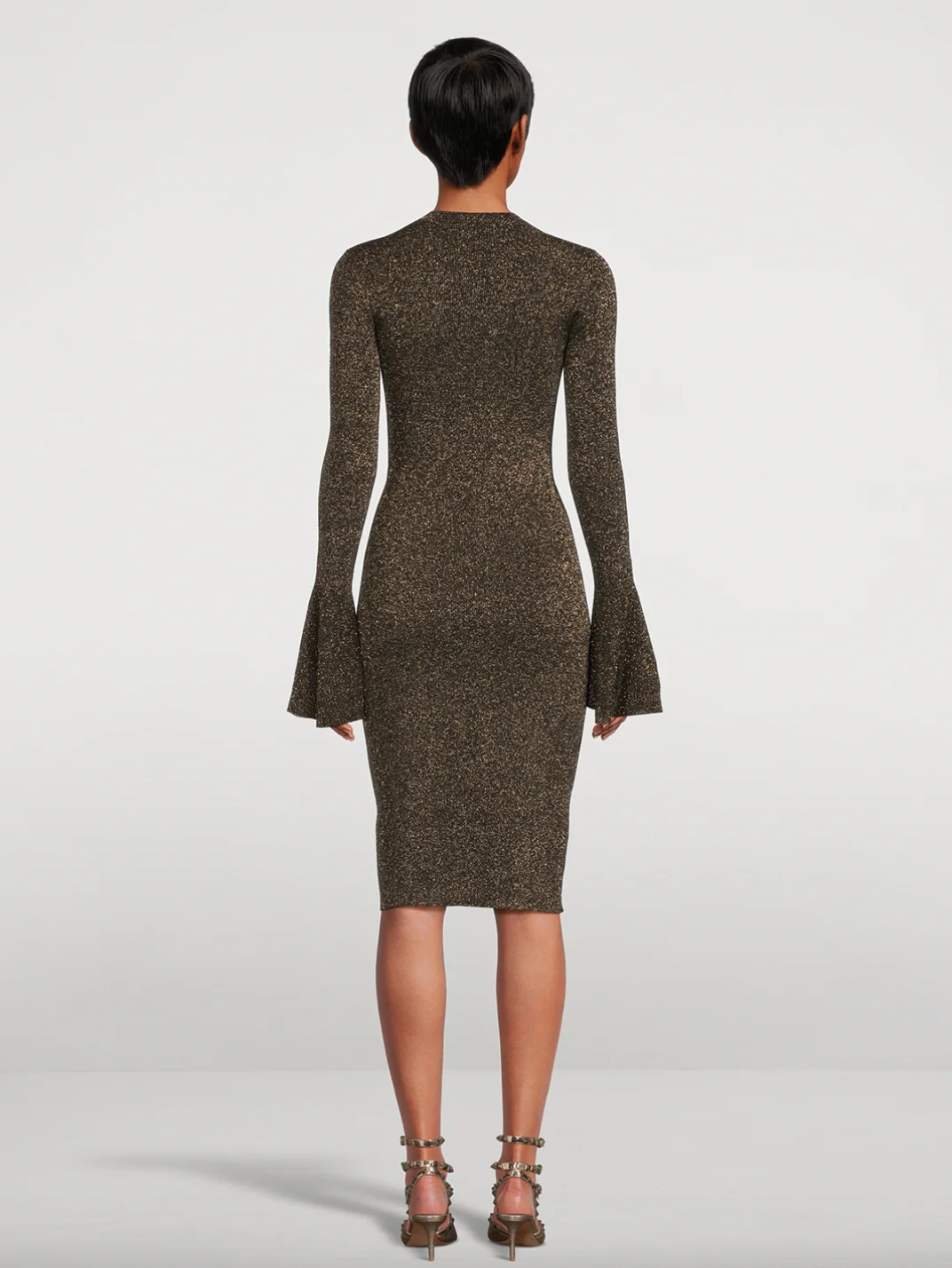 Frame - Godet Lurex Dress - Image 3