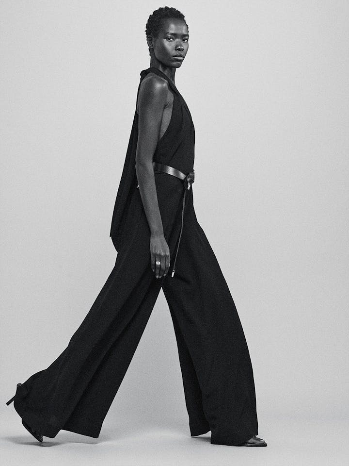 Frame - Keyhole Halter Jumpsuit - Image 4