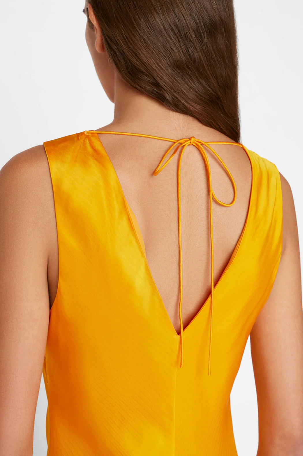 Frame - Lace Front Midi Dress in Nectarine - Image 7