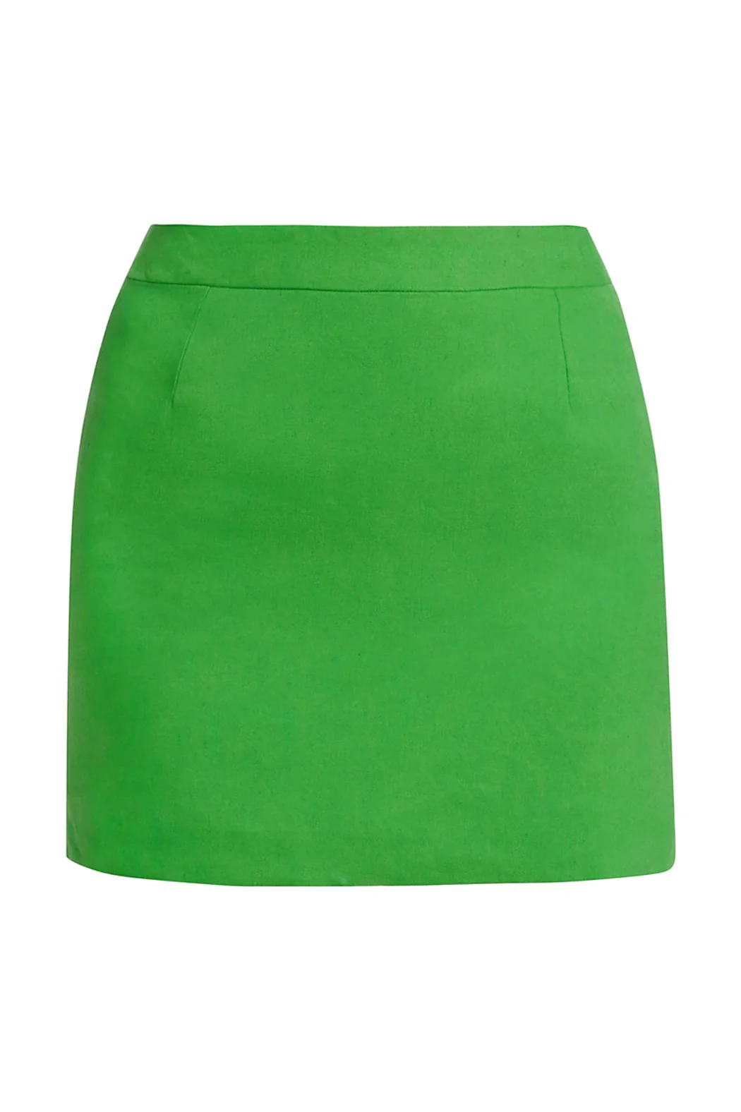 Frame - Mini Skirt in Bright Peridot - Image 6