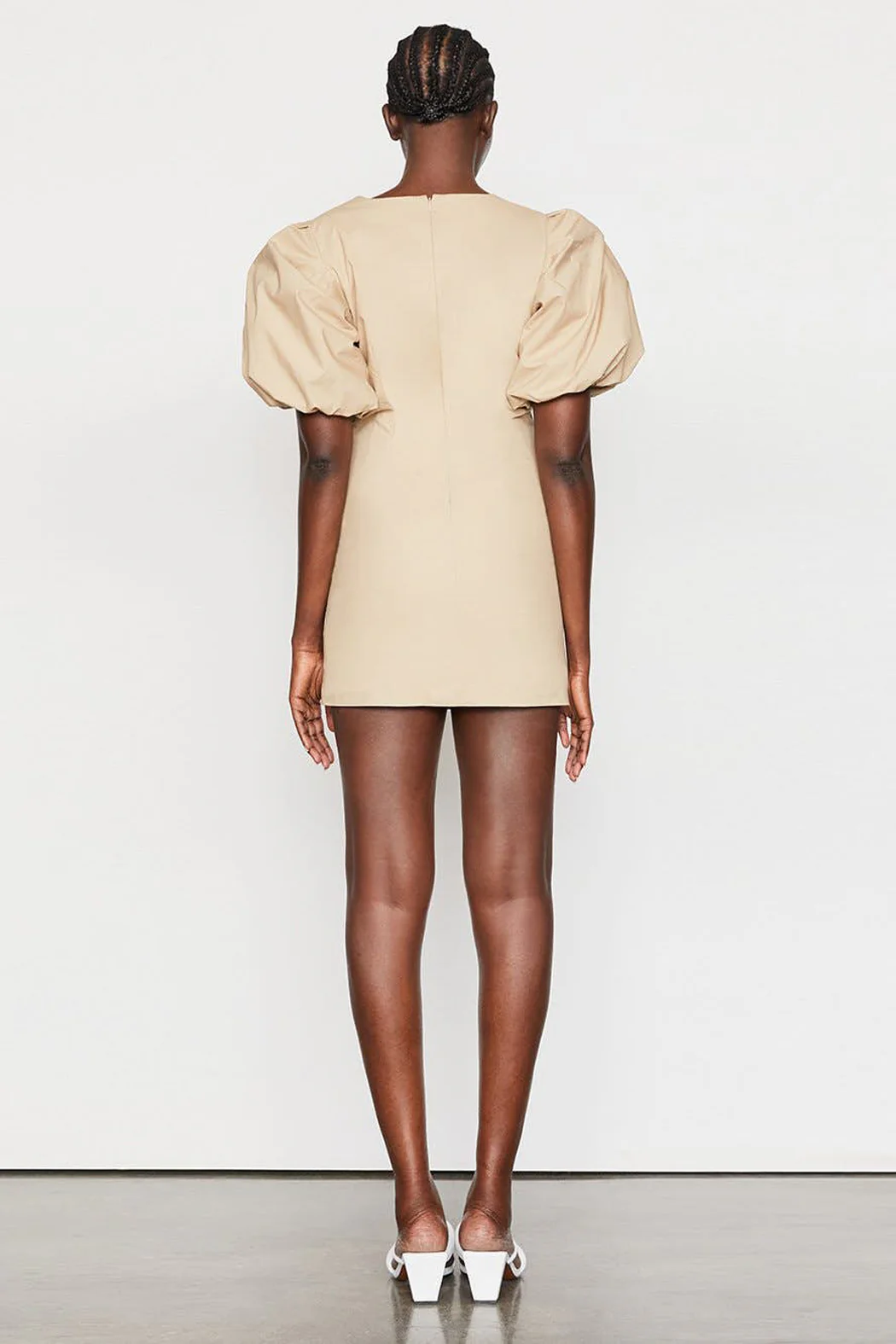 Frame - Nina Dress in Pebble - Image 4
