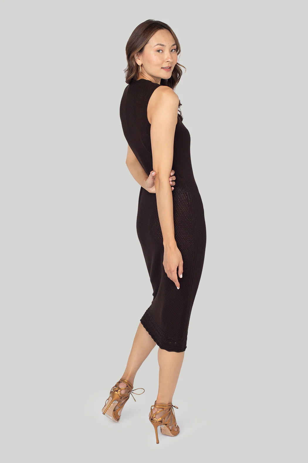 Frame - Pointelle Sleeveless Dress - Image 4