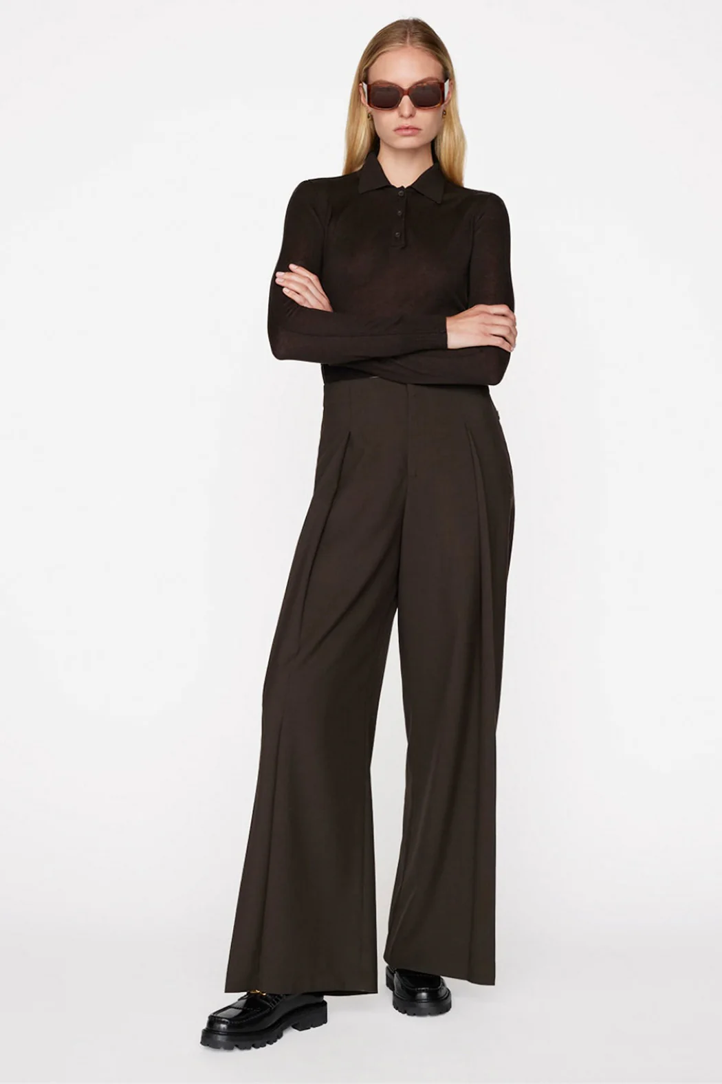 Frame - Refined Polo Sweater - Image 2