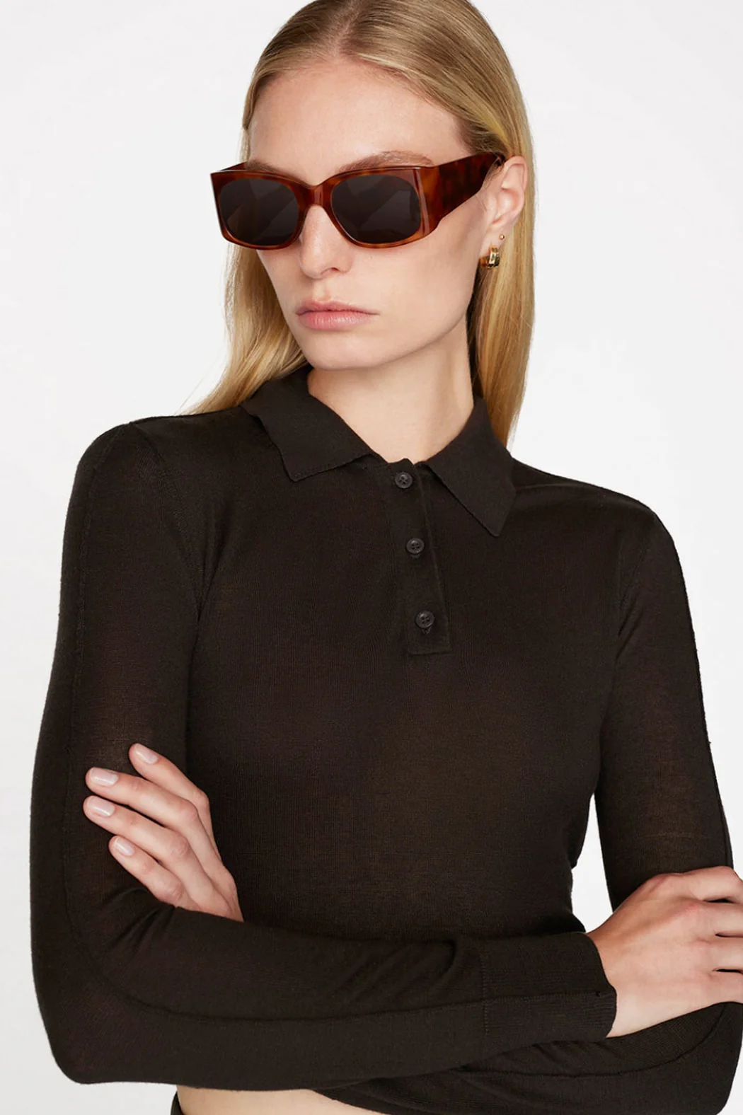 Frame - Refined Polo Sweater - Image 4