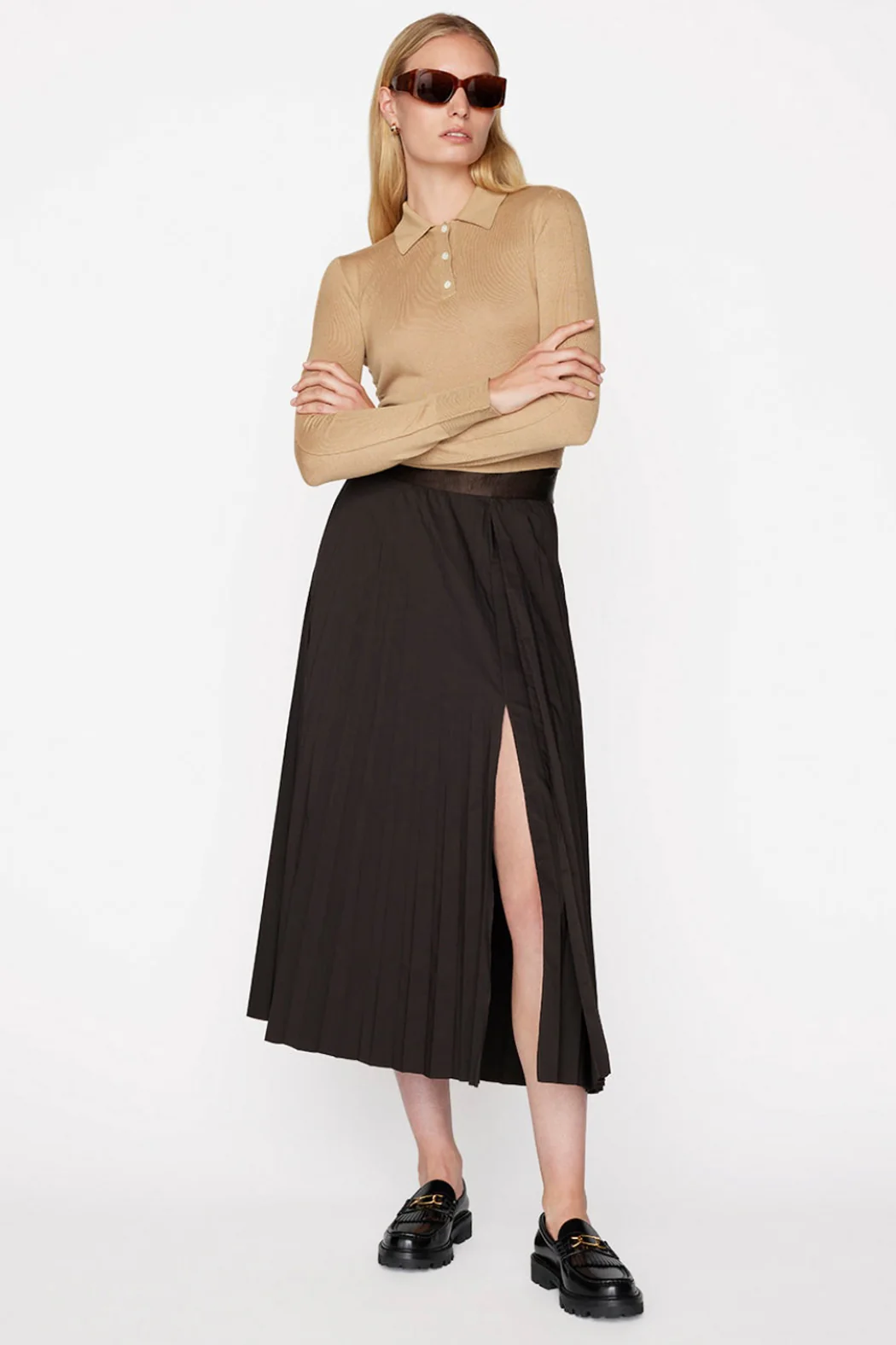 Frame - Refined Polo Sweater - Image 8