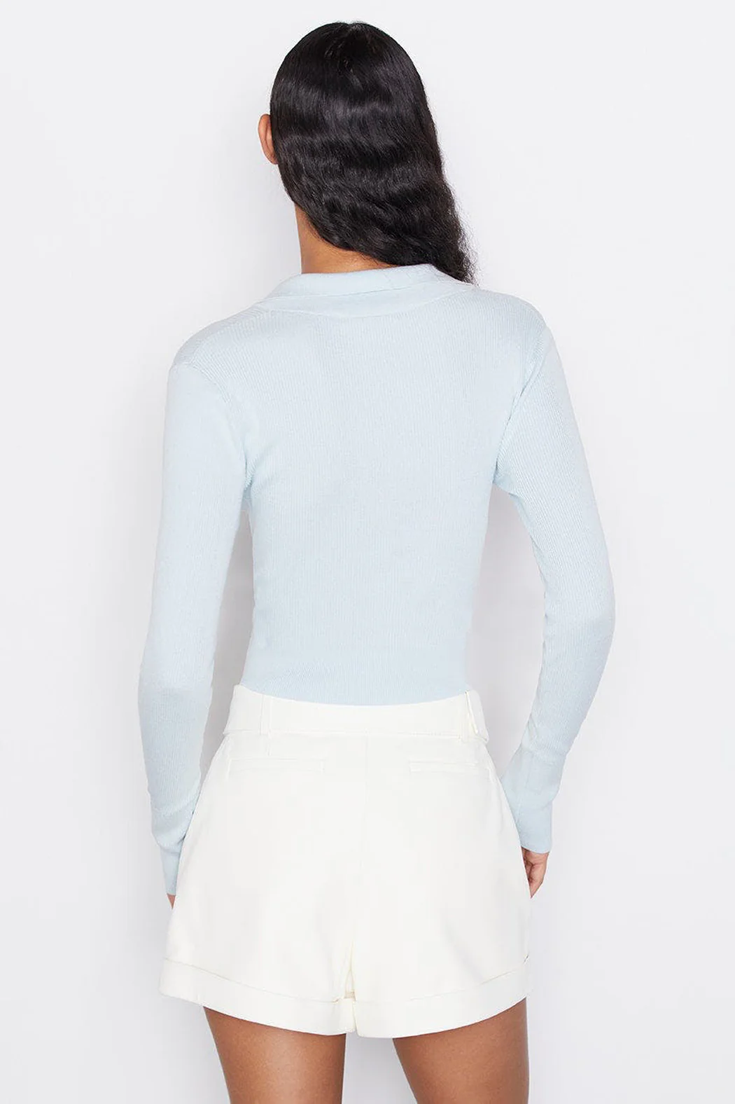 Frame - Shrunken Polo Sweater - Image 5