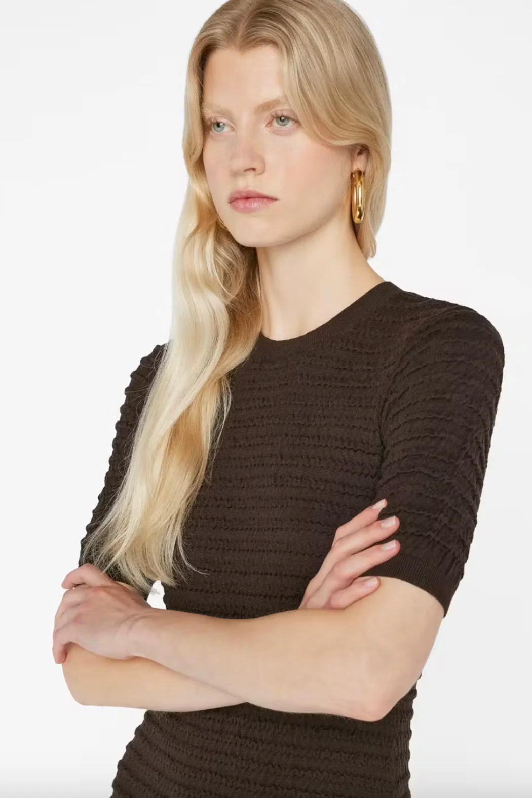 Frame - Smocked Knit Dress - Image 2