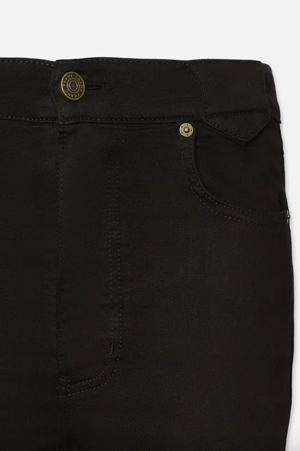 Frame - Snapped Denim Legging - Image 5