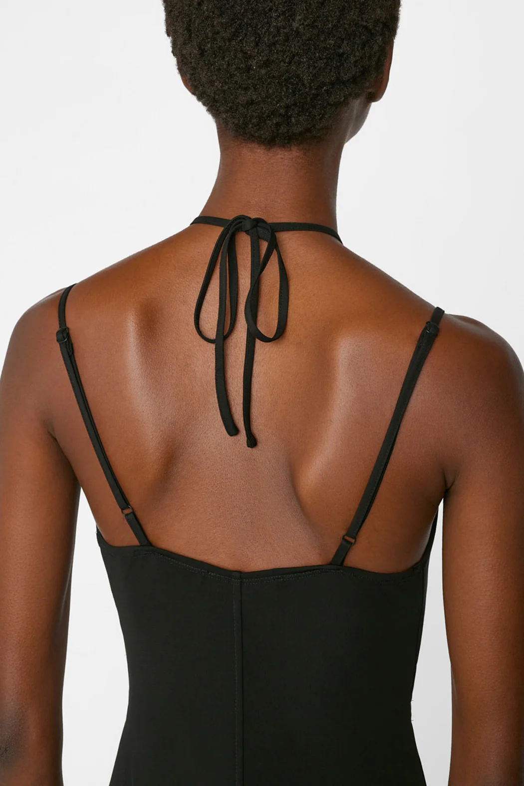 Frame - Strappy Knit Dress in Noir - Image 7