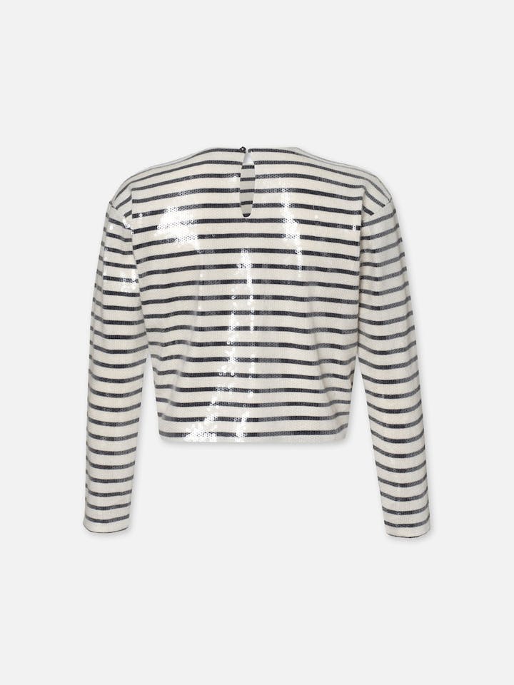 Frame - Striped Sequin Top - Image 2