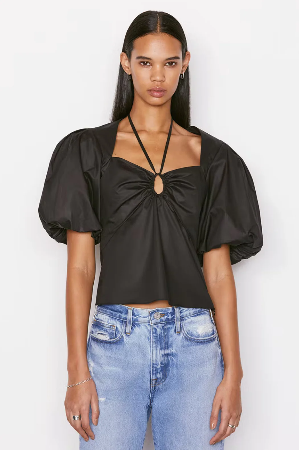 Frame - Tie Neck Top