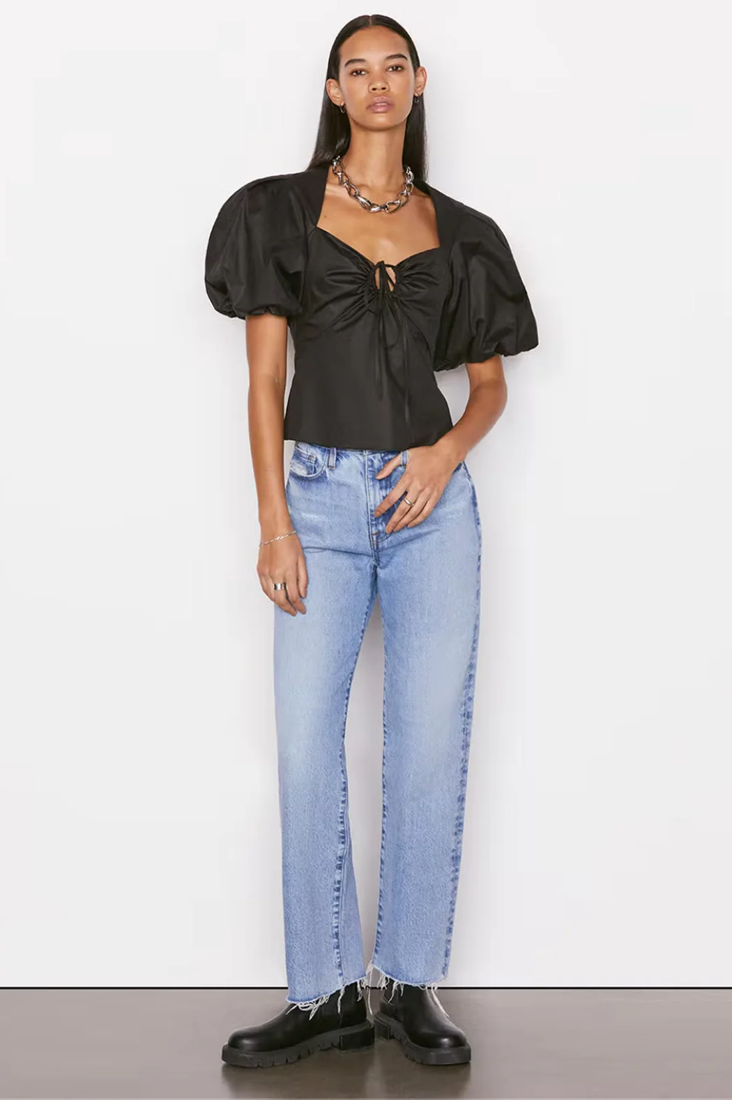 Frame - Tie Neck Top - Image 2