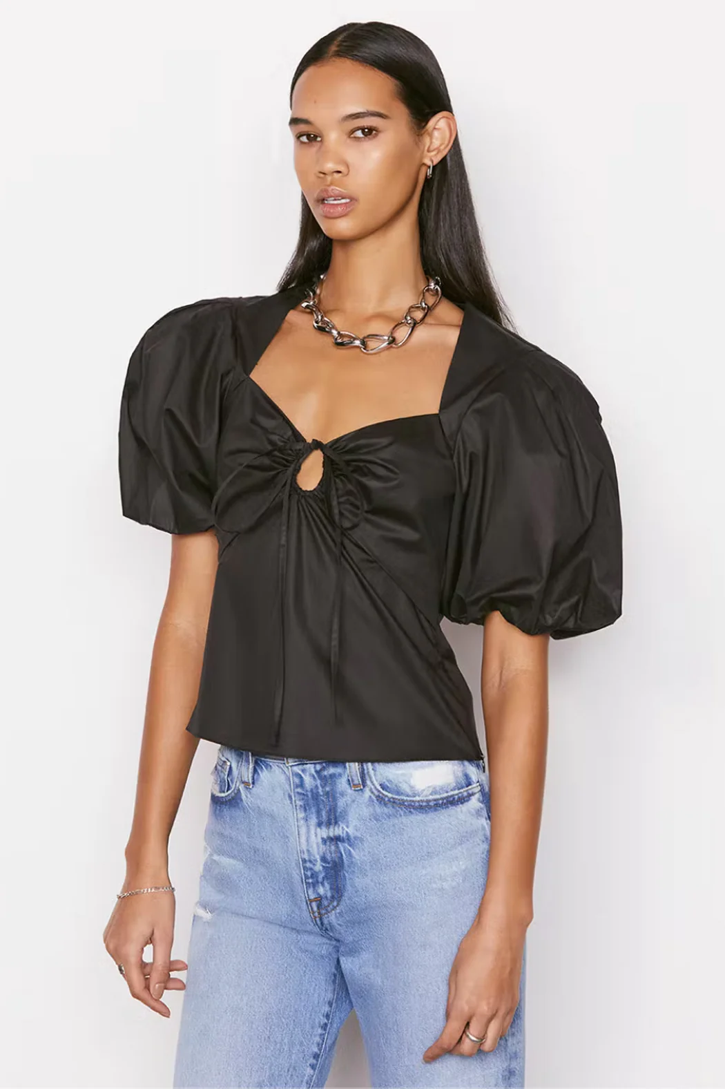 Frame - Tie Neck Top - Image 3