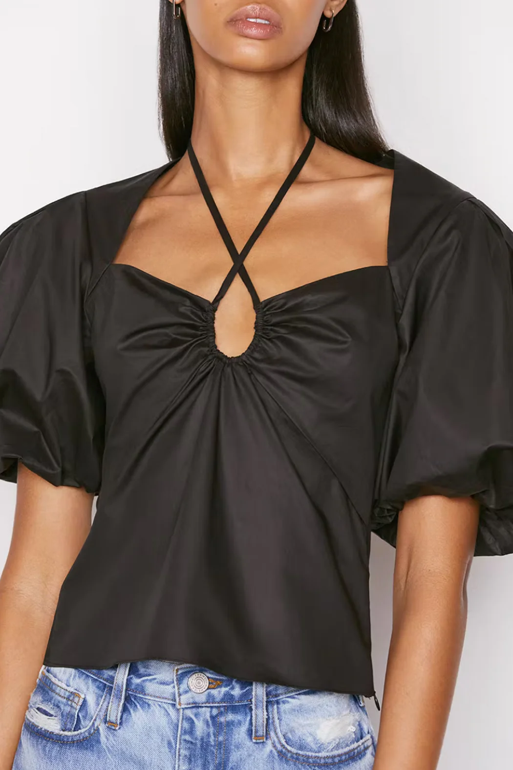 Frame - Tie Neck Top - Image 4