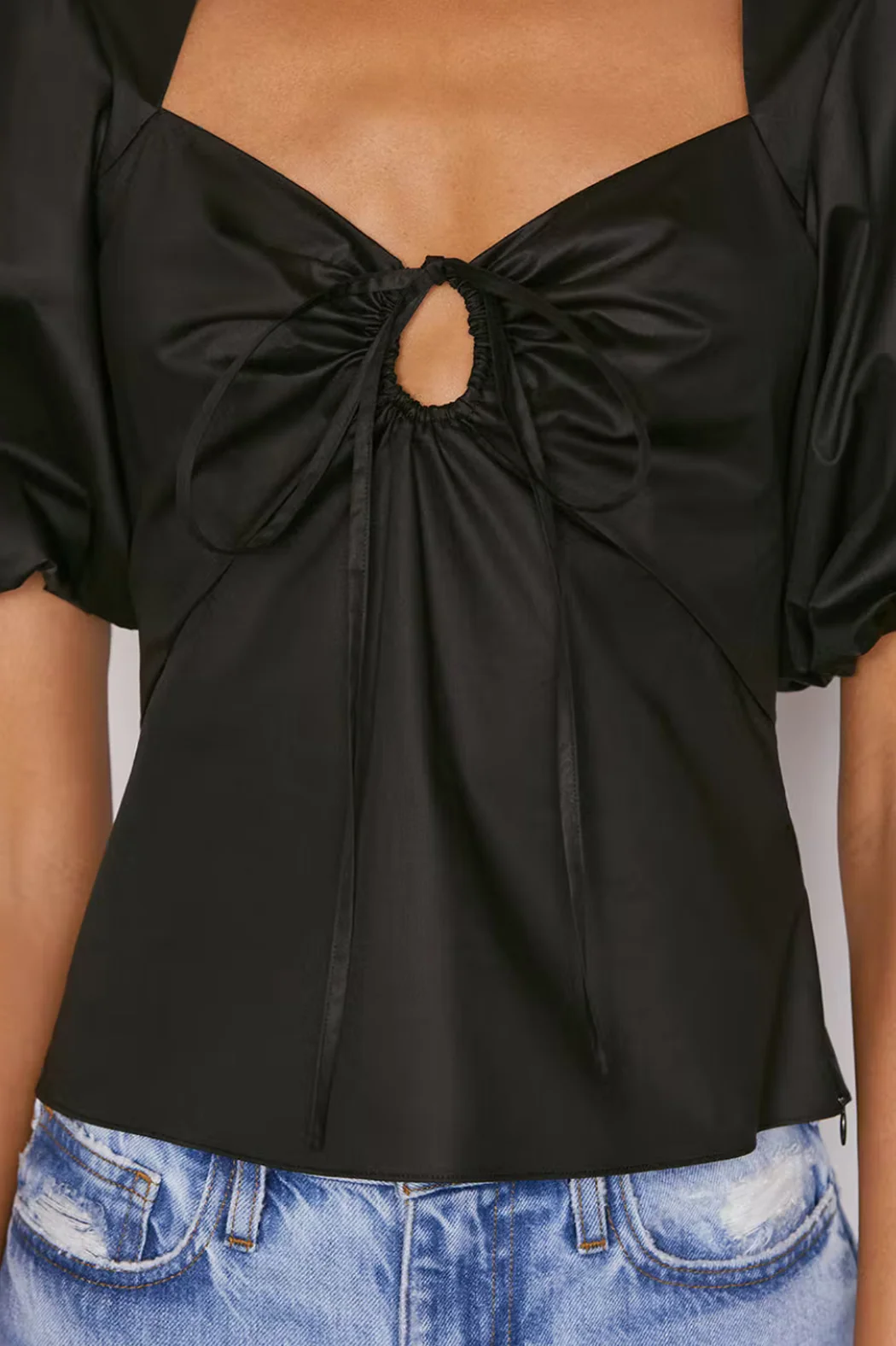 Frame - Tie Neck Top - Image 5