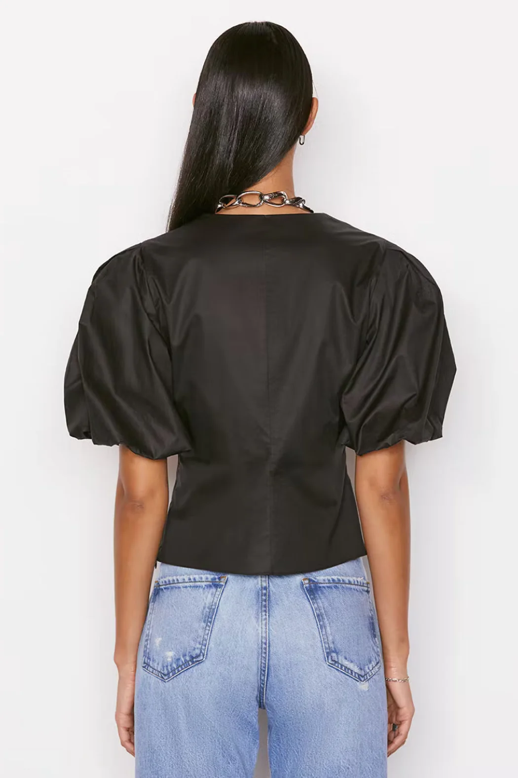 Frame - Tie Neck Top - Image 6