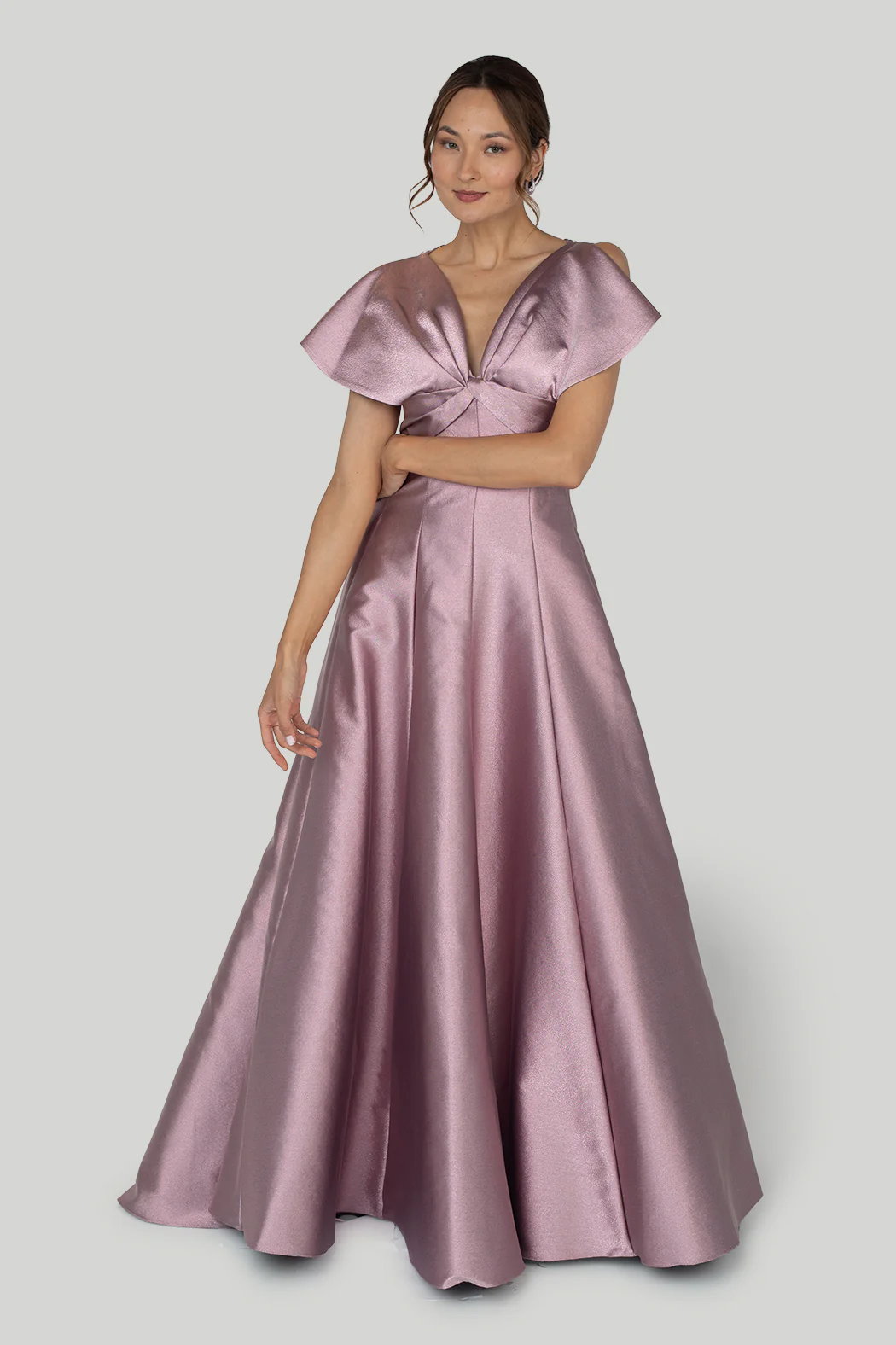Gemy Maalouf - Bow-like Princess Cut Long Dress - Image 5