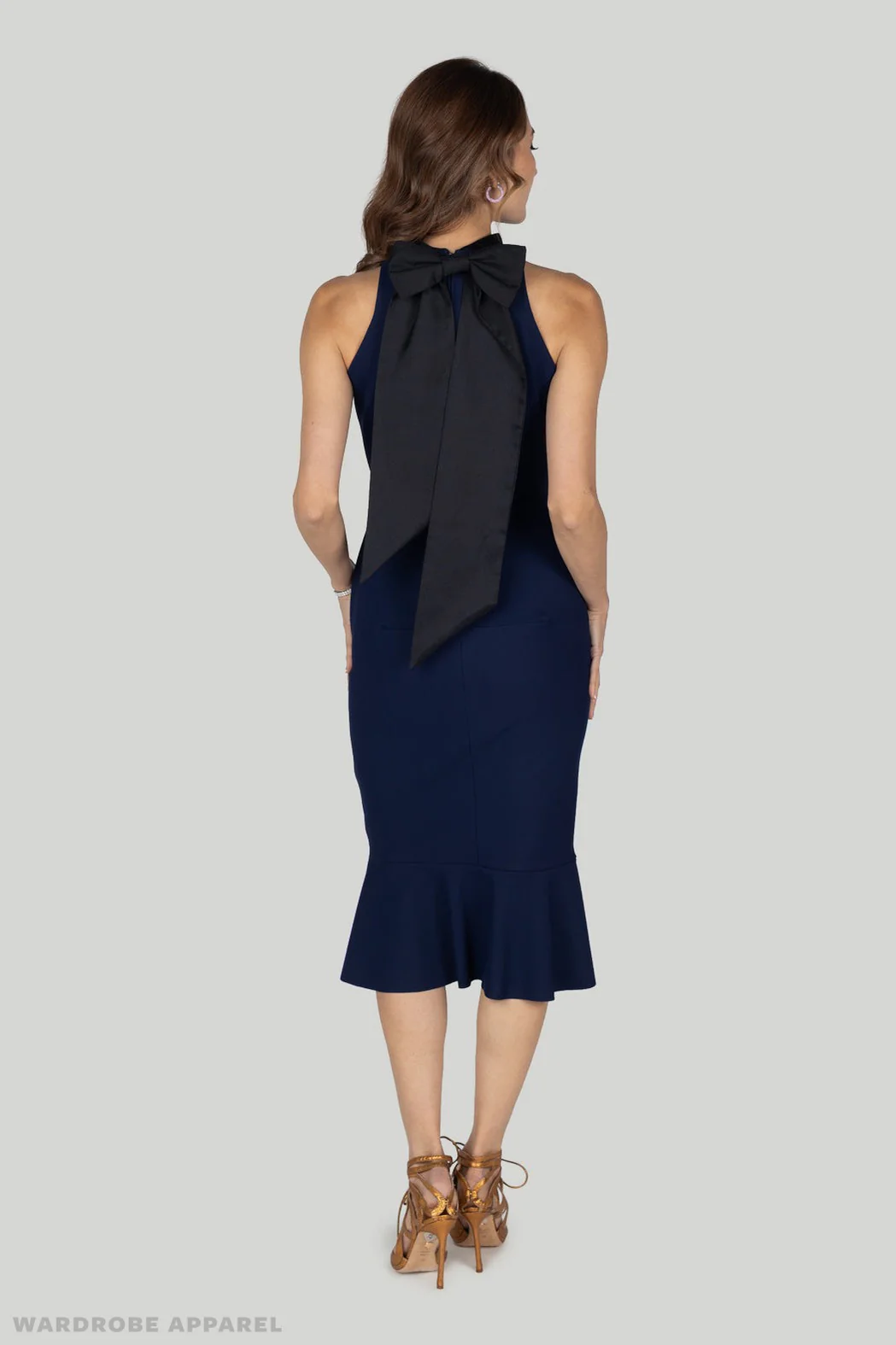 Greta Constantine- Loyola Dress - Navy/Black - Image 4