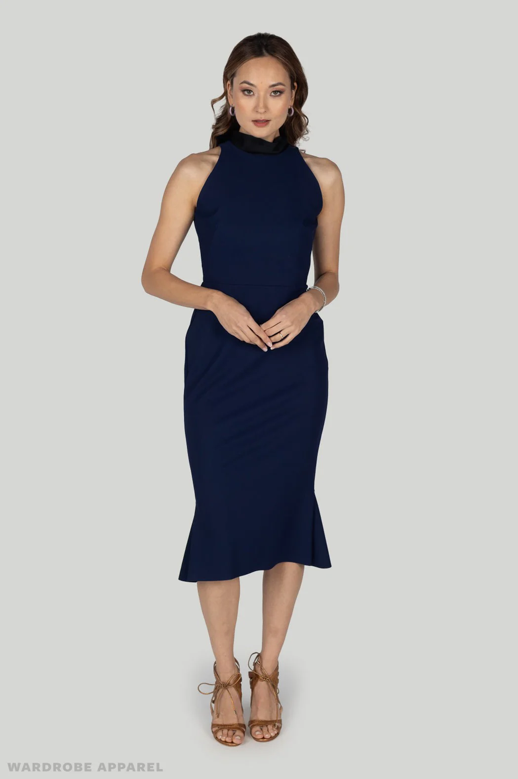Greta Constantine- Loyola Dress - Navy/Black - Image 5