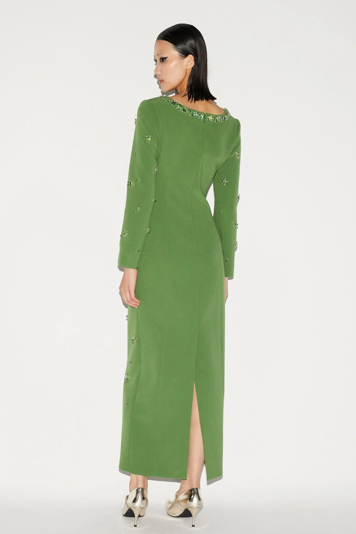 Huishan Zhang - Madelyn Dress in Emerald - Image 2