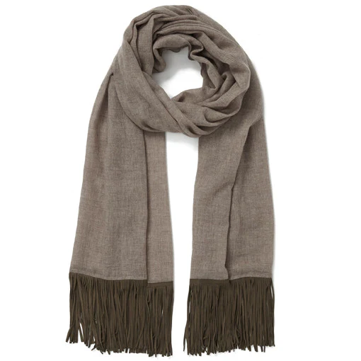 JANE CARR Gaucho Wrap Scarf - Image 4
