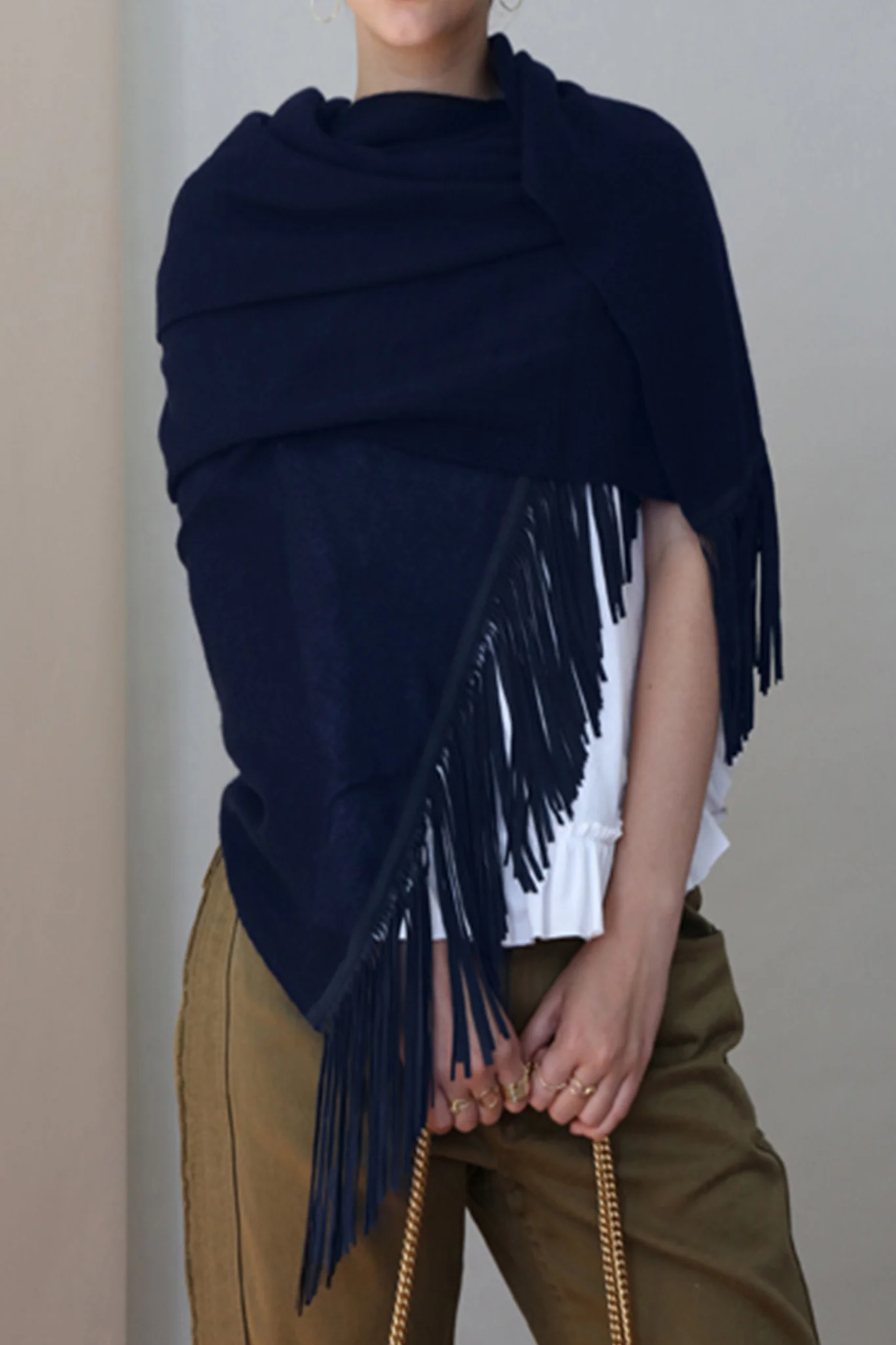 JANE CARR Gaucho Wrap Scarf - Image 5