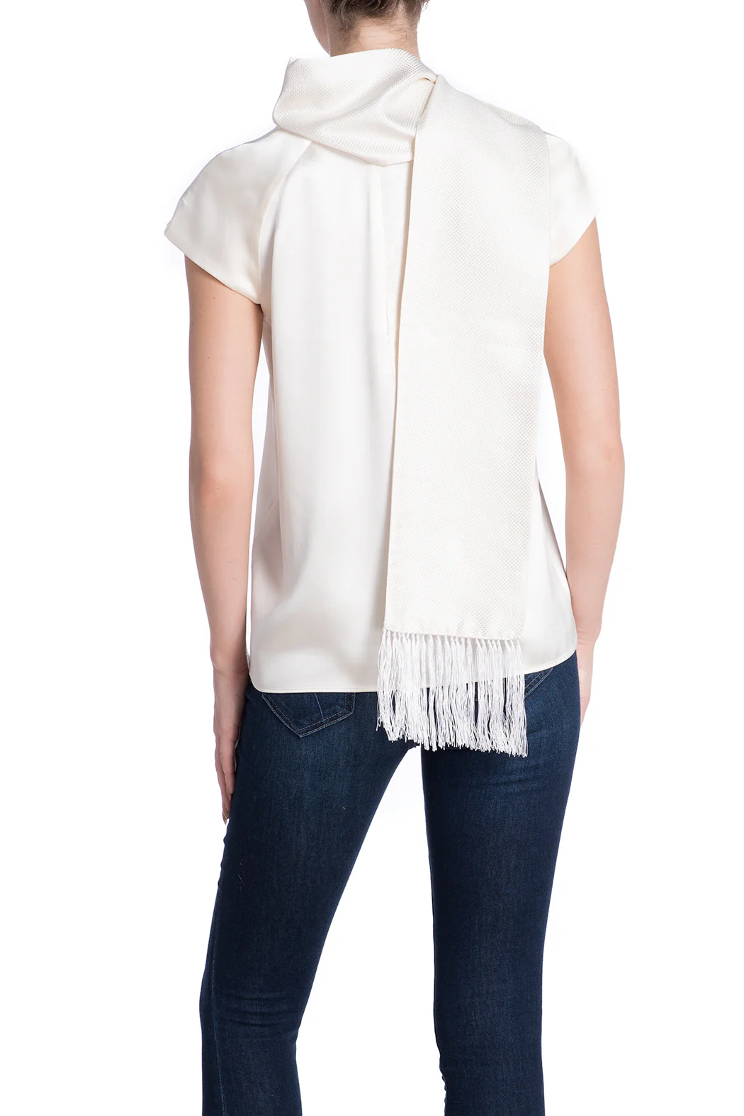 JANE CARR Jacquard Micro Dot Scarf - Image 8