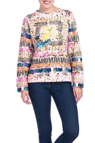 JANE CARR Jungle Pastel Sweater - Image 3