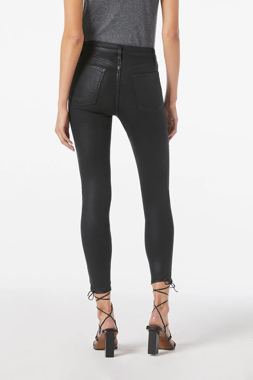 Le High Skinny Coated Noir - Image 5
