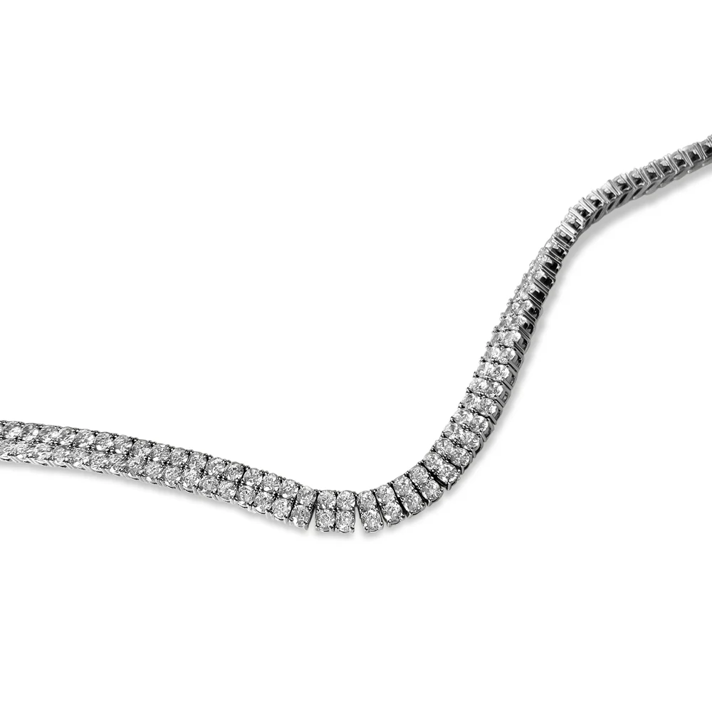 Anisa Sojka - The Juliet Double Tennis Necklace 36cm - Image 6