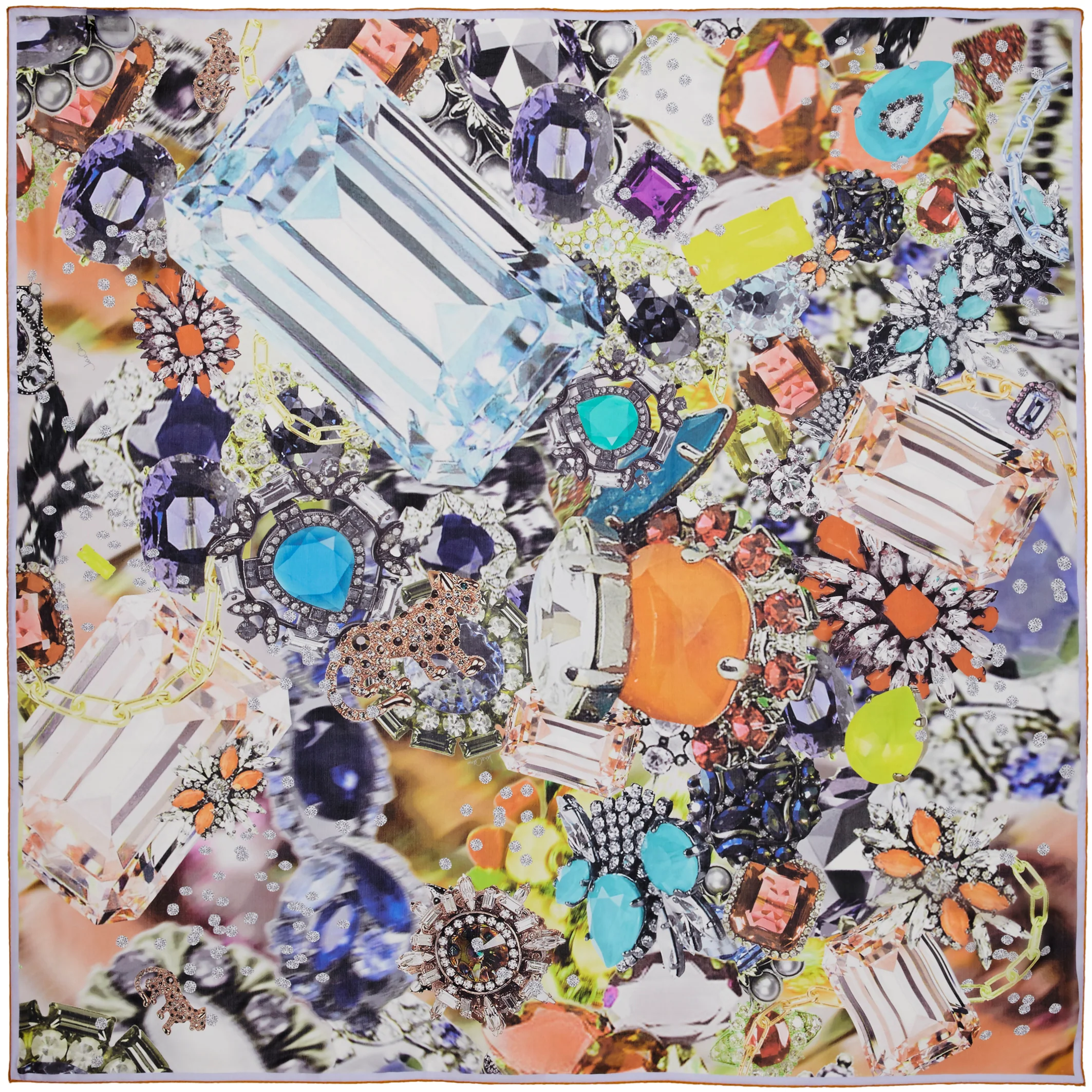 JANE CARR Tresor Square Scarf - Image 3