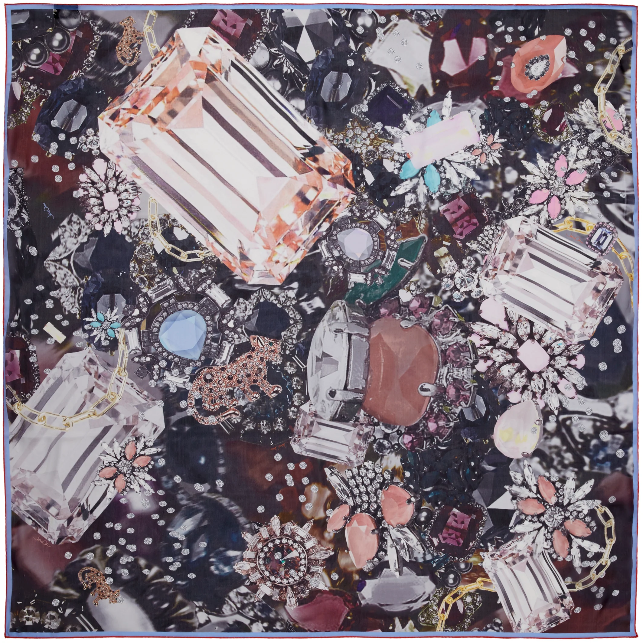 JANE CARR Tresor Square Scarf - Image 4